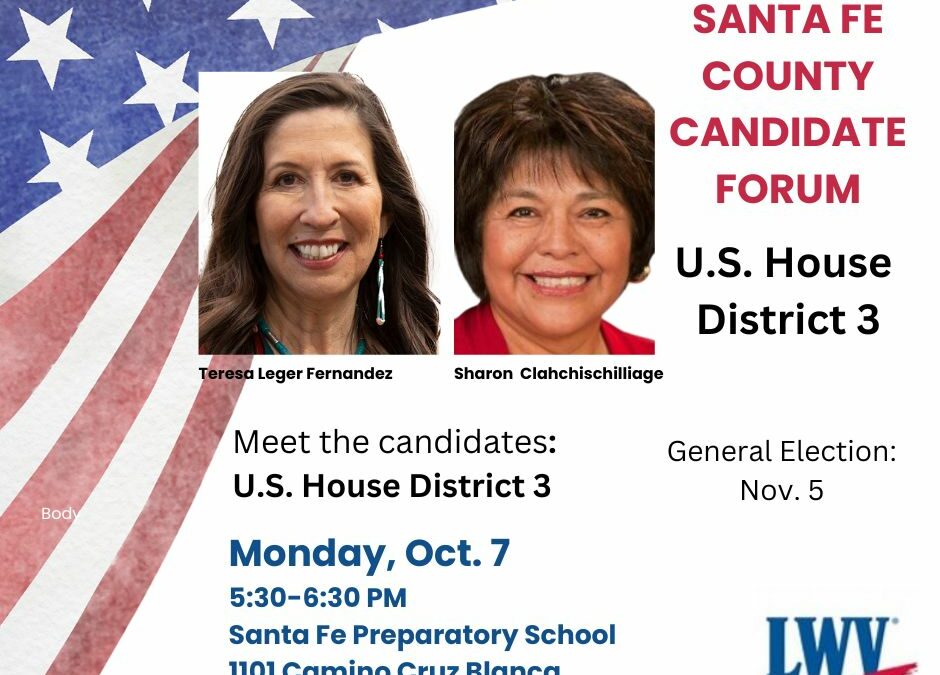 Upcoming Candidate Forums