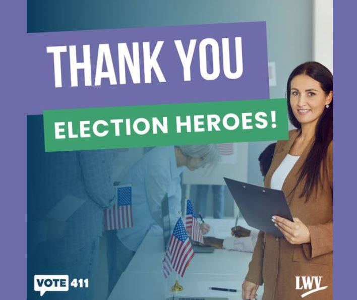 Thank you, election heroes!