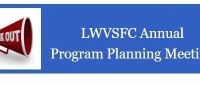 LWVSFC 2025 Program Planning Meeting