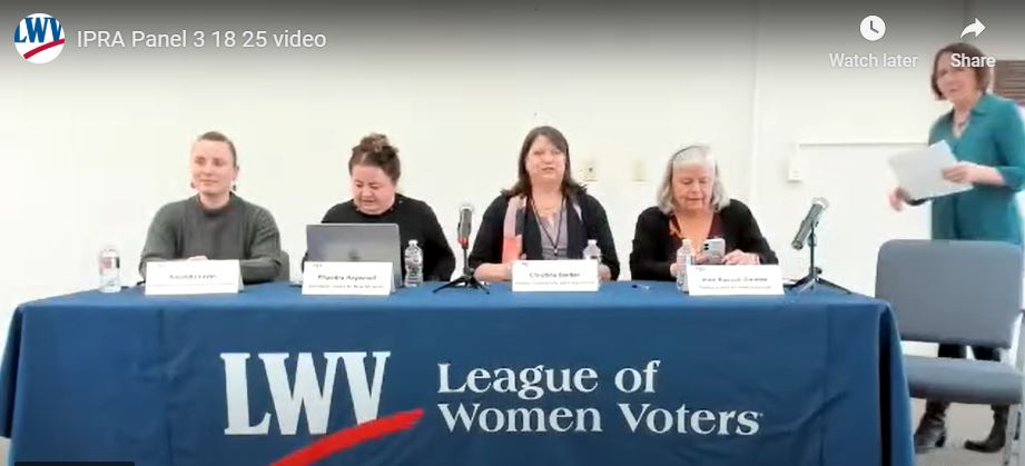 Why We Need IPRA (Inspection of Public Records Act) Panel Discussion