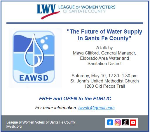 “The Future of the Santa Fe Area Water Supply”