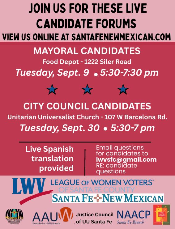 2025 Candidate Forums