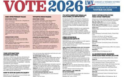 2026 Primary Election Voter Guide for Santa Fe County