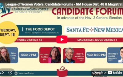House District 48 and Magistrate Judge District 1 Candidate Forums September 15, 2026