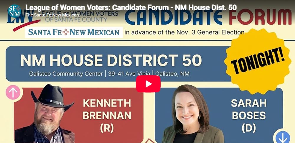NM House District 50 Candidate Forum September 17, 2026